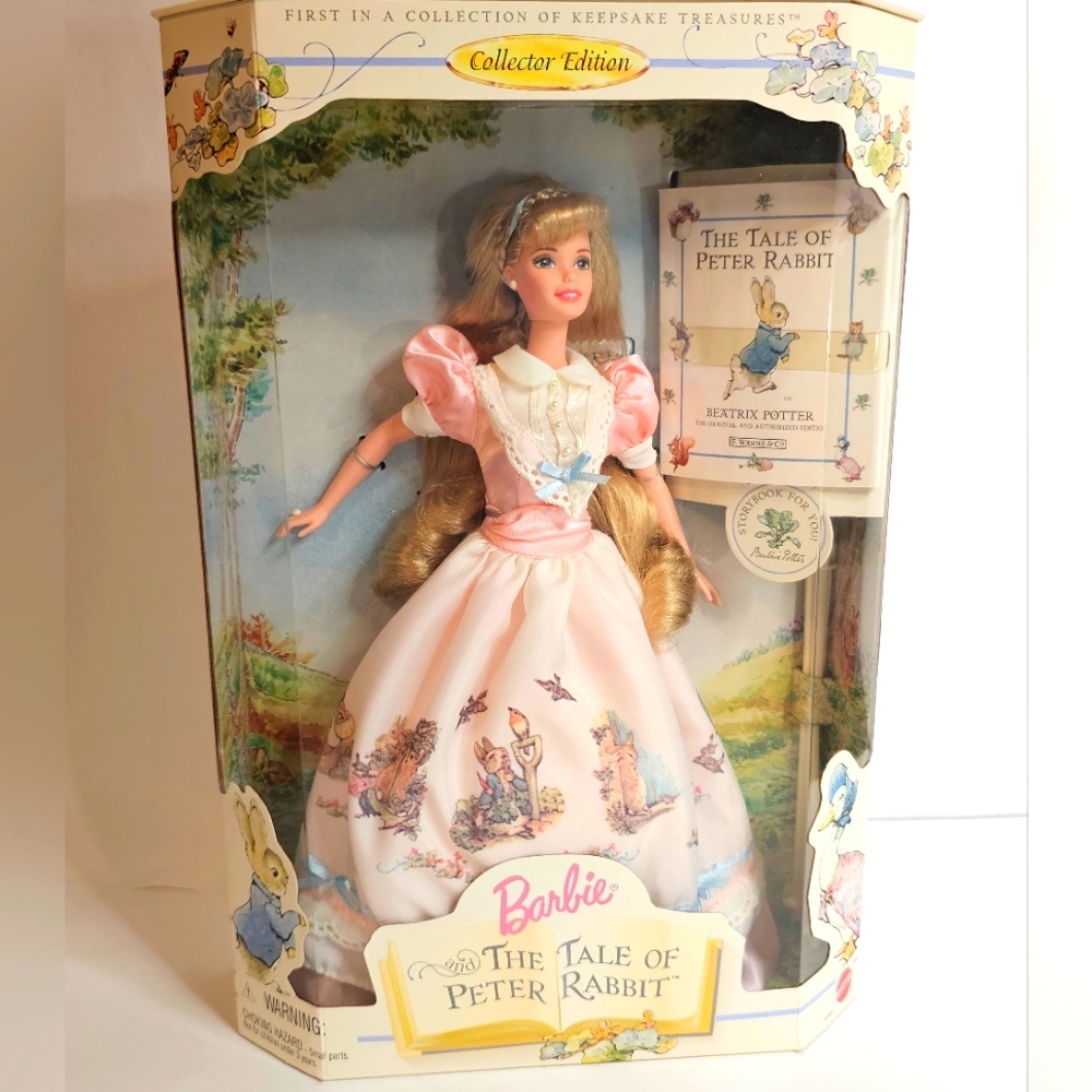 Rare - 1997 Original Barbie - Tale of Peter Rabbit NIB